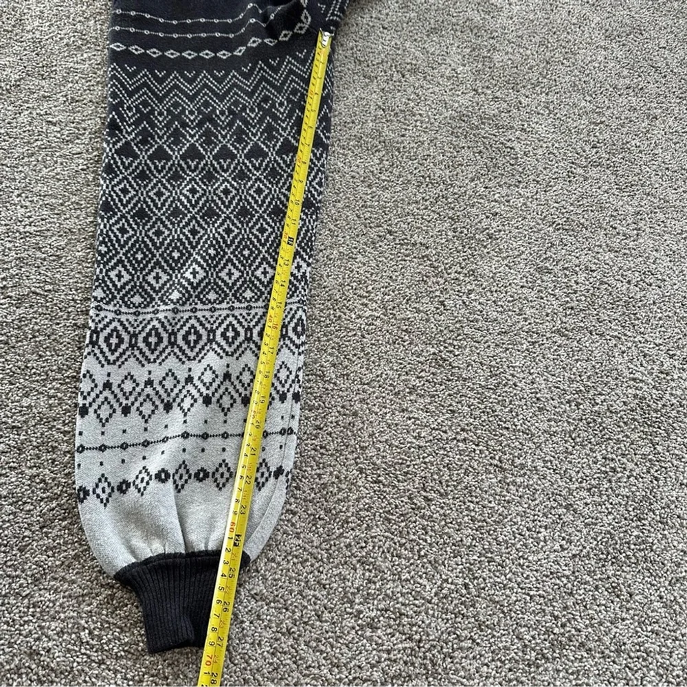 Joie Geometric Print Knit Joggers Sweatpants Grey Size Small Loungewear - Picture 11 of 13